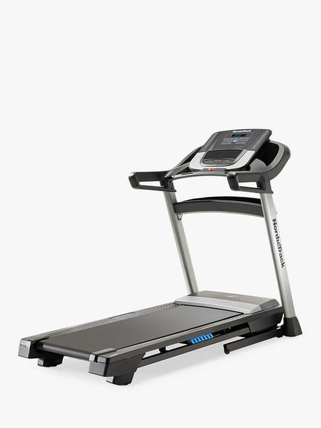 NordicTrack S25i Folding Indoor 10mph Bluetooth Treadmill - Black/Silver - Kazoop 