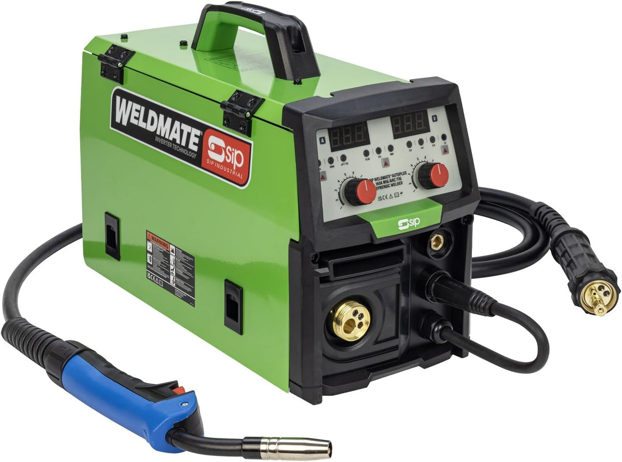 SIP WELDMATE AUTOPLUS 160A MIG/ARC/TIG Synergic Inverter Welding Machine