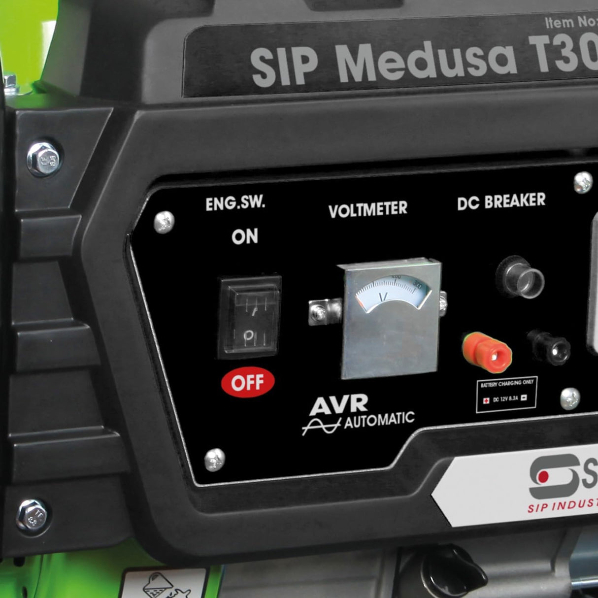 SIP Medusa T3000W 15L Fuel Powered 230v/110v AC/12v DC Petrol Generator - Kazoop 