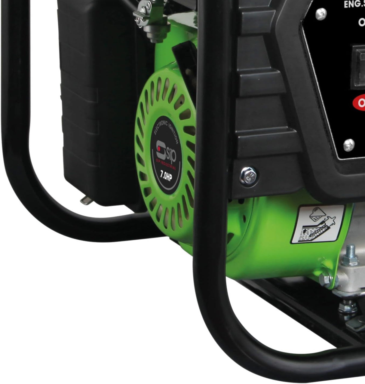 SIP Medusa T3000W 15L Fuel Powered 230v/110v AC/12v DC Petrol Generator - Kazoop 