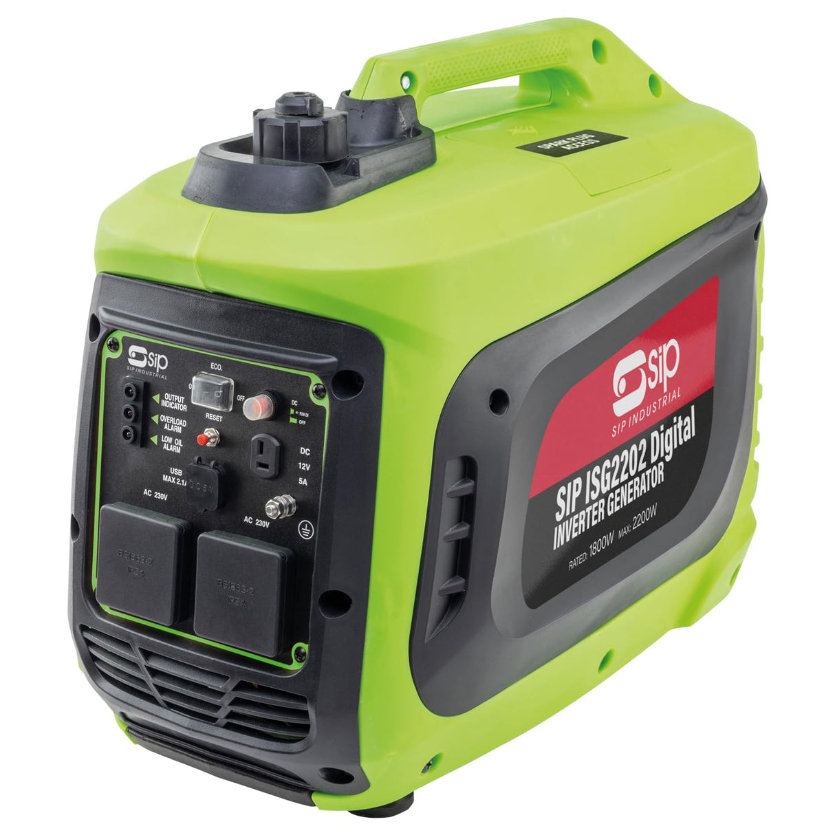 SIP ISG2202 Digital Inverter 25401 Portable Compact Petrol Generator 2000W