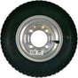 Maypole 6810 Spare Trailer Wheel & Tyre Small 350mm x 8'' - Silver/Black - Kazoop 