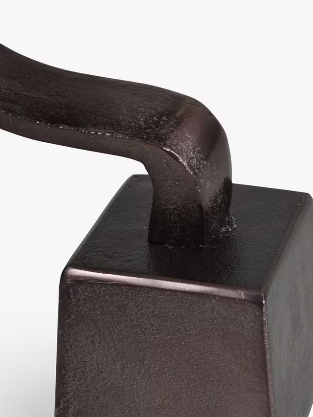 Libra Interiors Abstract Metal Wellness Sculpture H51cm - Metallic Bronze