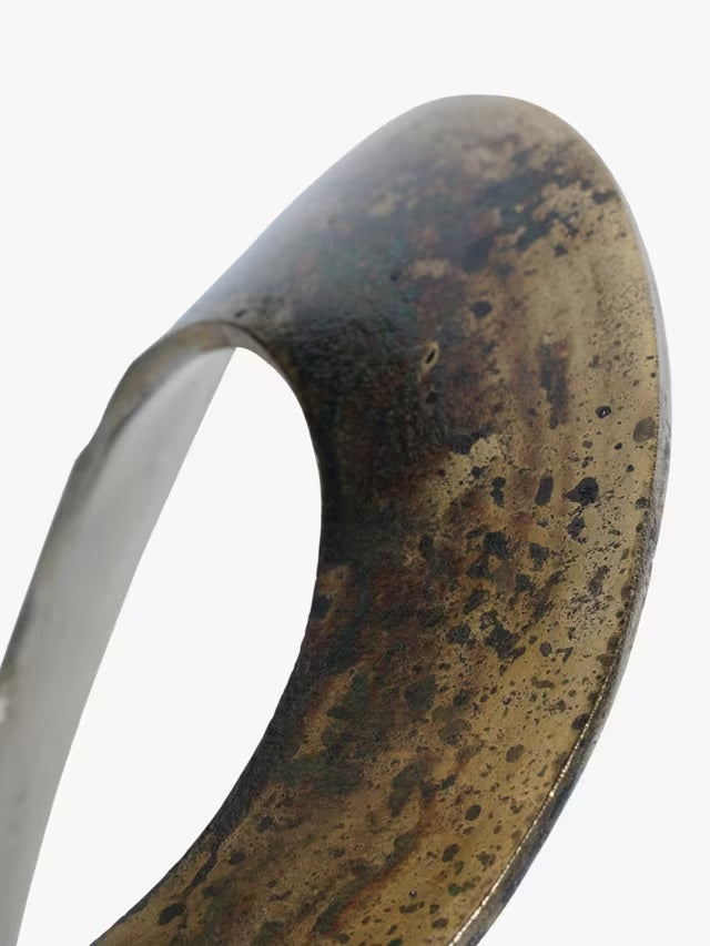 Libra Interiors Ribbon Knot Aluminium Sculpture H29cm - Antique Bronze
