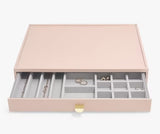 Stackers Jewellery Box Supersize Charm Display Drawers Set of 2 - Pink