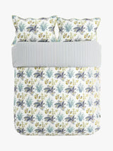 Sanderson Enys Garden Floral Indigo & Primrose Duvet Cover Set - Double