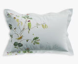 Sanderson Woodland Cotton Sateen King Size Duvet Cover Set - Blue Grey