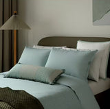 Bedeck of Belfast Emmy Cotton Sateen Duvet Cover Set - Duck Egg - Super King