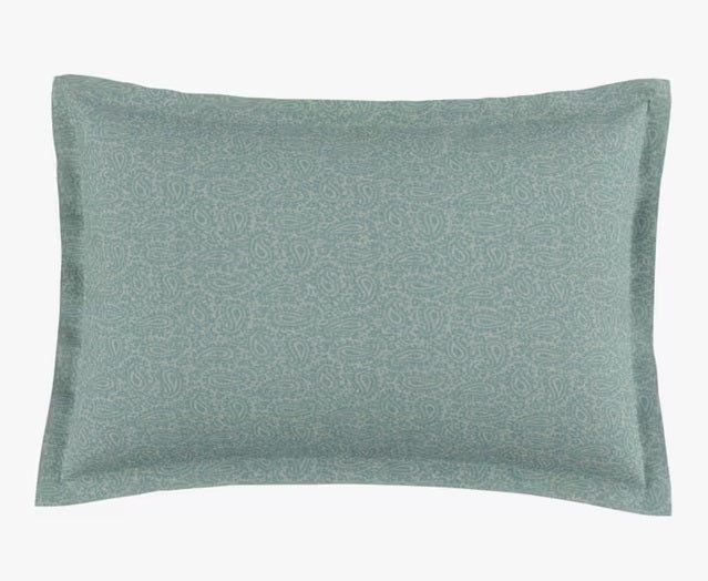 Bedeck of Belfast Emmy Cotton Sateen Duvet Cover Set - Duck Egg - Super King