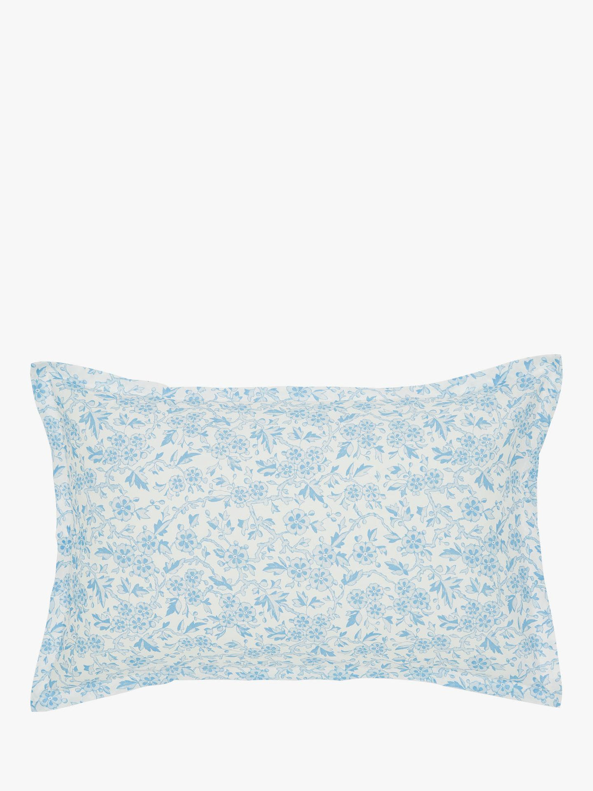 Burleigh x Bedeck Arden Cotton Double Duvet Cover Set Blue W260 x D220cm