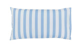 Burleigh x Bedeck Arden Floral Stripe Cotton King Duvet Cover Set - Blue - Kazoop 