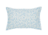 Burleigh x Bedeck Arden Floral Stripe Cotton King Duvet Cover Set - Blue - Kazoop 