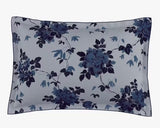 Bedeck of Belfast Freya Cotton Blend Midnight Blue Duvet Cover Set - Double