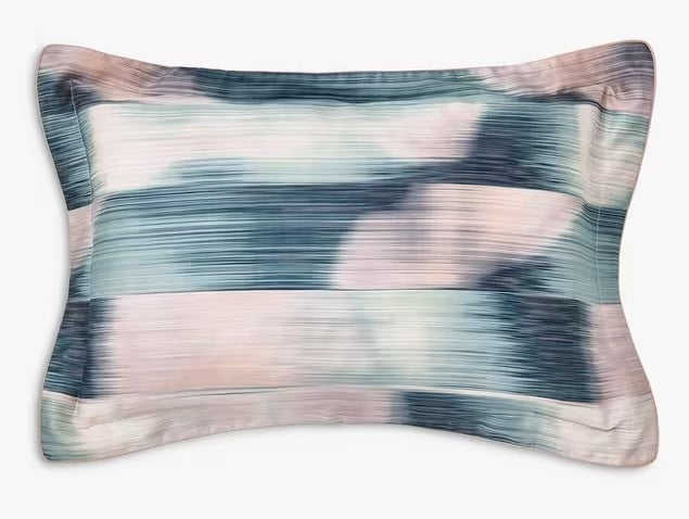 Harlequin Oscillation Abstract Cotton Sateen Blue Duvet Cover Set - King