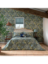 Morris & Co. Seaweed 220 TC 100% BCI Cotton Duvet Cover Set King - Multi