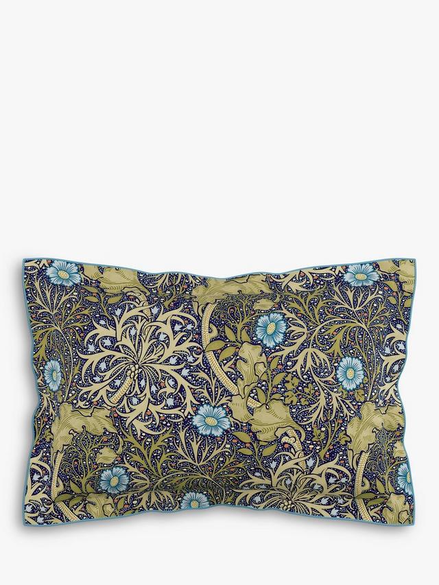 Morris & Co. Seaweed 220 TC 100% BCI Cotton Duvet Cover Set King - Multi