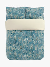 Harlequin Kalina Blue/Multi Floral Cotton Sateen Duvet Cover Set - King Size