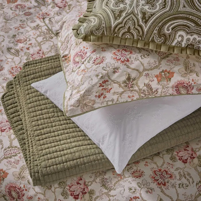 Bedeck of Belfast Nora Cotton Multicoloured Duvet Cover Set - Super King