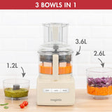 Magimix 5200XL Premium BlenderMix Multifunctional Food Processor - Cream