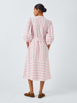 Barbour Womens Cotton Thea Midi Shirt Dress - Multi Stripe - Size 14