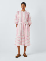 Barbour Womens Cotton Thea Midi Shirt Dress - Multi Stripe - Size 14