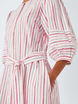 Barbour Womens Cotton Thea Midi Shirt Dress - Multi Stripe - Size 14