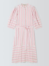 Barbour Womens Cotton Thea Midi Shirt Dress - Multi Stripe - Size 14