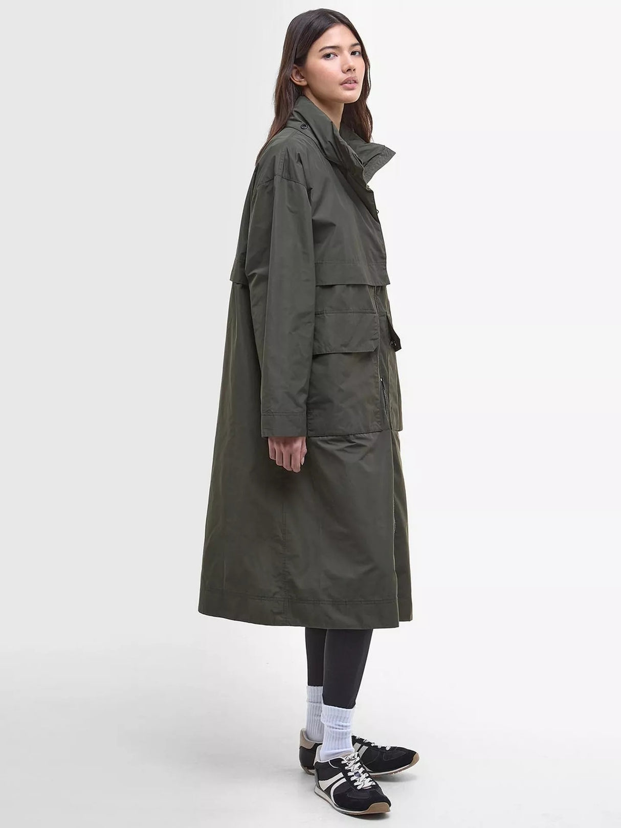 Barbour International Women's Roxanna Showerproof Hooded Jacket - Envy UK 12