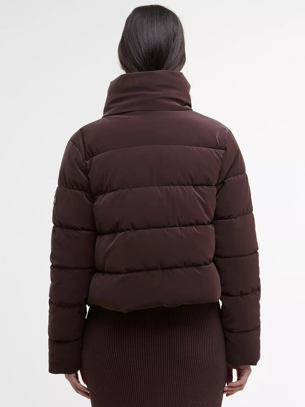 Barbour International Women's Hudson Puffer Jacket - Red Velvet - UK 10