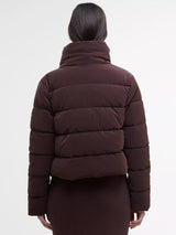 Barbour International Women's Hudson Puffer Jacket - Red Velvet - UK 10