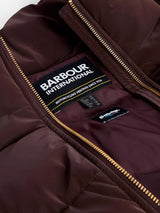 Barbour International Women's Hudson Puffer Jacket - Red Velvet - UK 10