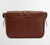 Barbour Women's Rosa Grained Leather Turn Lock Crossbody Bag - Brown