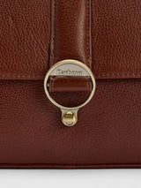 Barbour Women's Rosa Grained Leather Turn Lock Crossbody Bag - Brown