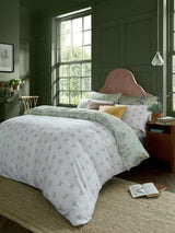 William Morris At Home Garden Green Cotton Sateen Duvet Cover Set - King