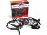 Clarks Bike Parts React 4 Hydraulic Disc Brake Set 16mm 4-Piston - Black
