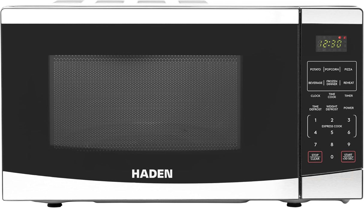 Haden 20L 11 Power Levels Digital Microwave 800W - Stainless Steel & Black