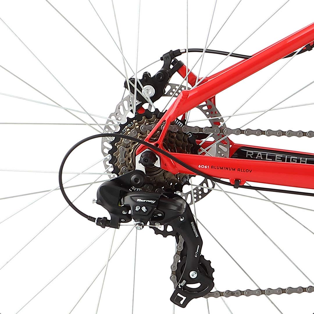 Raleigh Talus 2 7-Speed 27.5" Wheel Mountain Bike Red Aluminum Small Frame