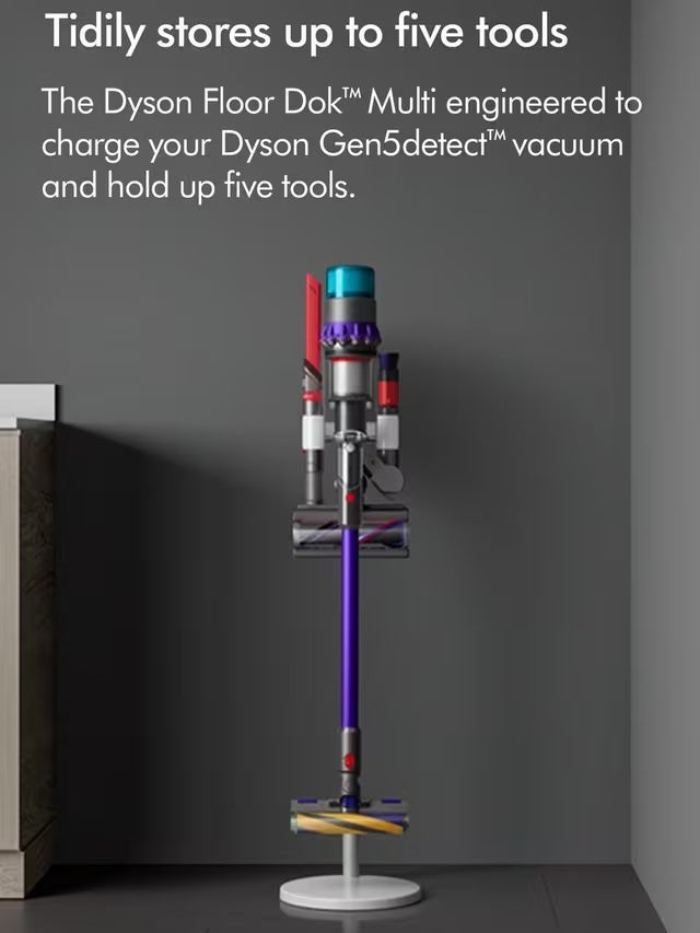 Dyson 972214-01 Multi Floor Dok for Gen5 Vacuum Cleaner & Tools - White