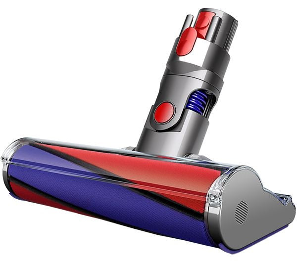 Dyson Replacement Soft Roller Fluffy Cleaner Head for V8/V10/V11 - Grey/Red