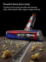 Dyson Replacement Soft Roller Fluffy Cleaner Head for V8/V10/V11 - Grey/Red