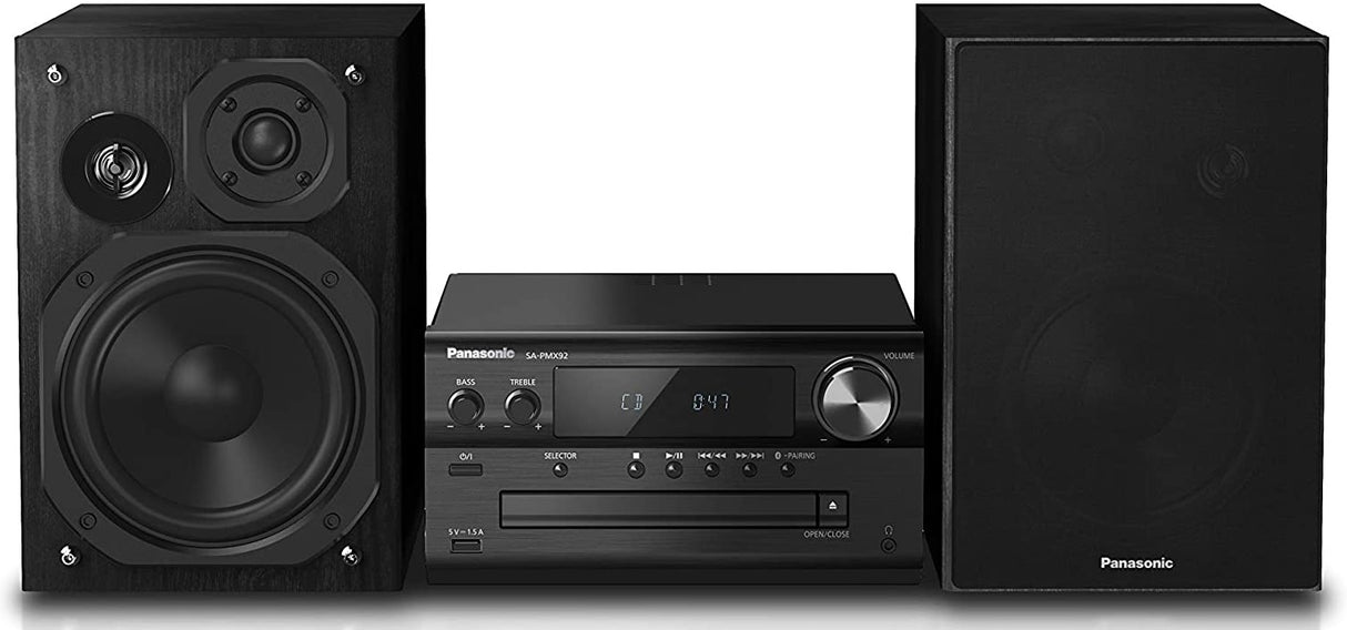 Panasonic SC-PMX92 DAB/DAB+/FM/CD Bluetooth Micro Hi-Fi System - Black