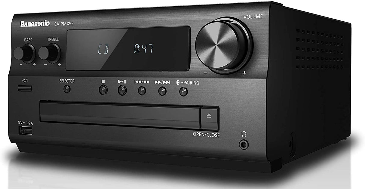 Panasonic SC-PMX92 DAB/DAB+/FM/CD Bluetooth Micro Hi-Fi System - Black