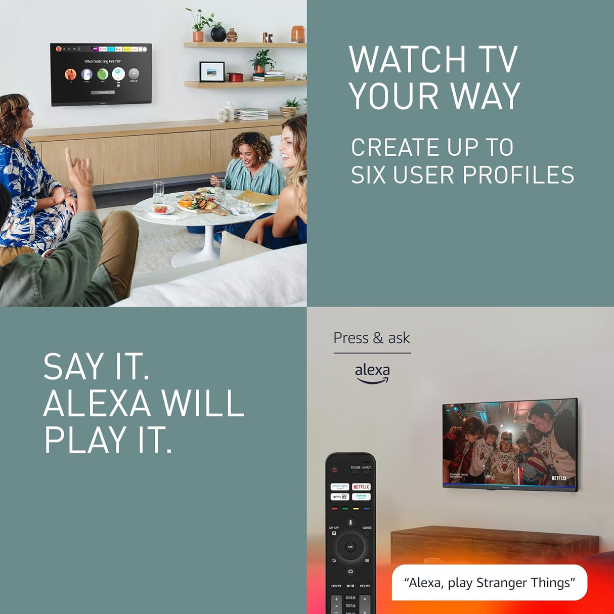 Panasonic TV-24S50AEY LED HDR HD Ready 720p 24'' Smart Fire TV with Freeview