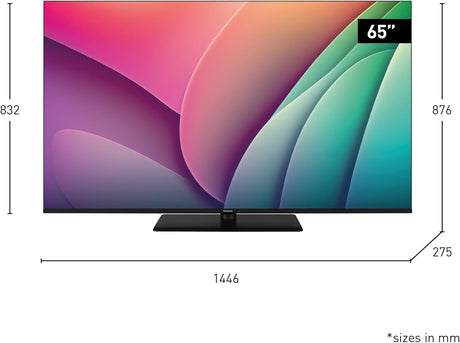 Panasonic TV-65W80AEY 2024 LED HDR 4K UHD 65'' Smart Fire TV with Freely