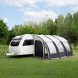 Leisurewize 390 Ontario Waterproof Caravan Porch Awning 390x240cm - Charcoal - Kazoop 