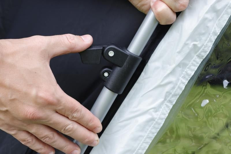 Leisurewize Mirage 325 Camping Caravan Poled Porch Awning - Charcoal Grey