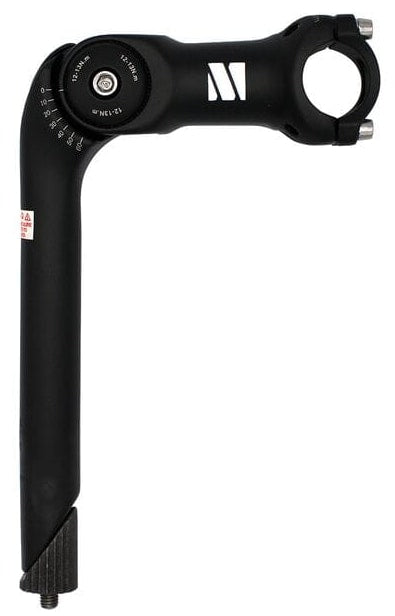 M Part Adjustable Quill Stem 1" Threaded Fork 25.4mm Bar Clamp 100mm - Black