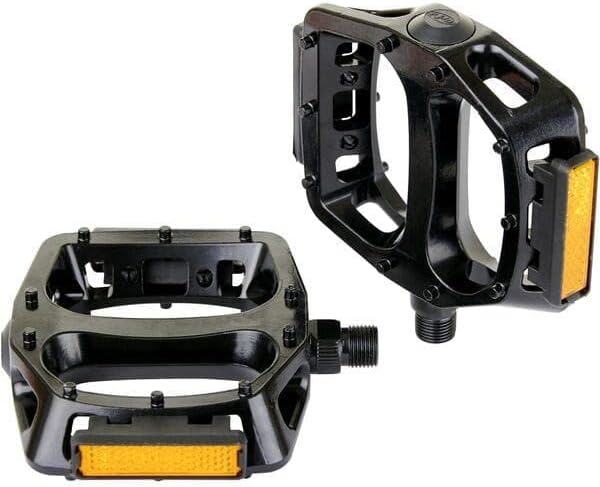 M Part Essential Alloy Platform Pedals With Moulded Pins 9/16" Thread Flat