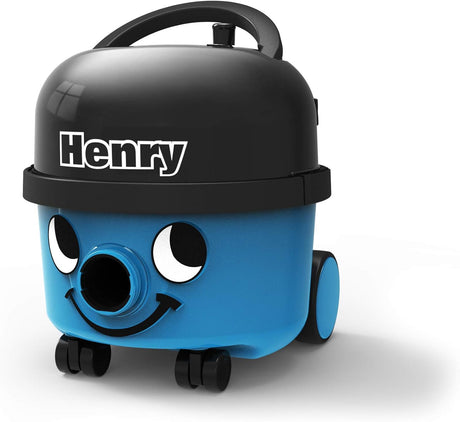 Numatic Henry HVR 160-11 Cylinder Bagged Vacuum Cleaner - Blue - Kazoop 