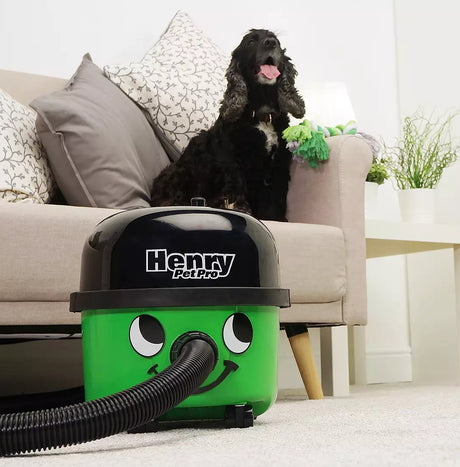 Numatic Henry Pet Pro Cylinder Vacuum Cleaner - Green/Black - Kazoop 